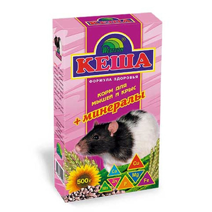 Кеша 500г Корм д/мышей и крыс Минералы